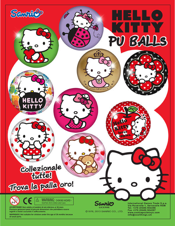 100mm Hello Kitty Pu Balls