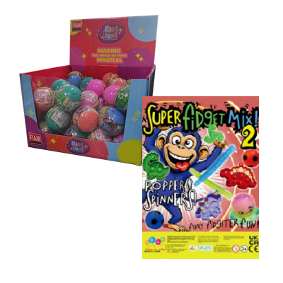 55mm Fidget mix 50 pz