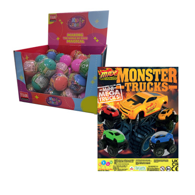 55mm Monster trucks 50 pz