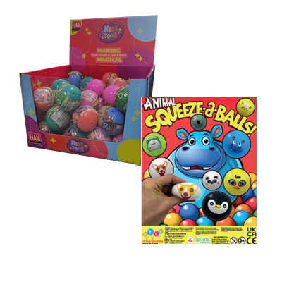 50mm Animal squeeze a ball 50 pz