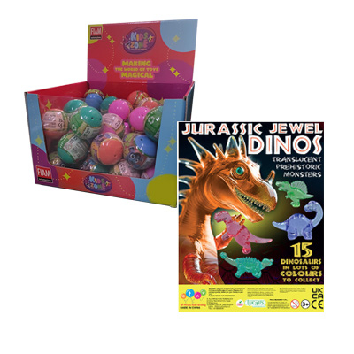 55mm Jurassic jewel dinos 50 pz