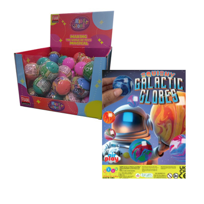 50mm Squishy galactic globes 50 pz
