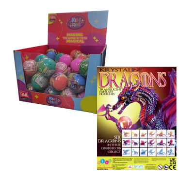 55mm Kristal dragons 50 pz