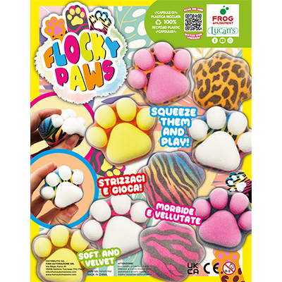 65mm Flocky paws