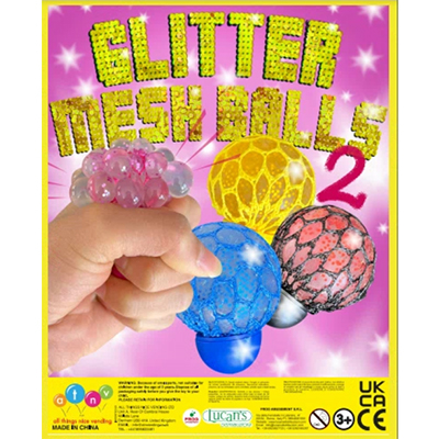 50mm Glitter mesh balls