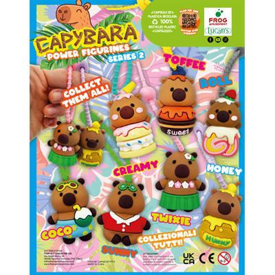 65mm Capybara power figurines 2
