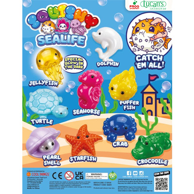 50mm Squishy sealife