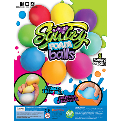 65mm Squizy foam balls