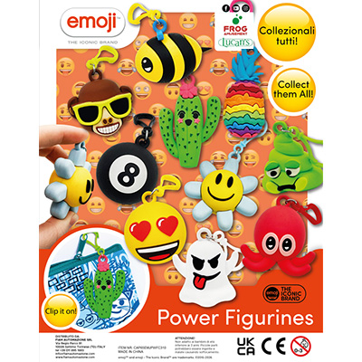 65mm Emoji power figurines
