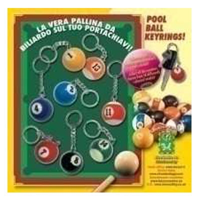 Penna E Portachiavi (rotondo) - Snooker 8 Palline Gioco Da Bar Da - Foto 6