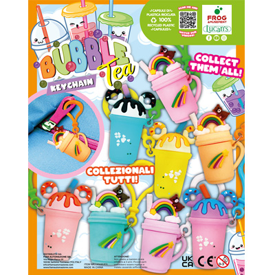 65mm Bubble tea keychain