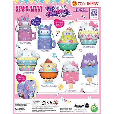 50mm Hello kitty sweet times charms