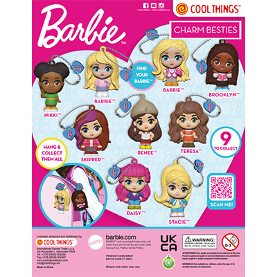 65mm Barbie charm besties