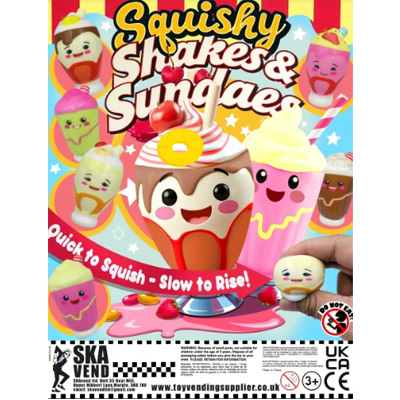 55mm Squishy shakes & sundaes