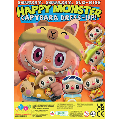 90mm Happy monster capybara