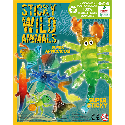 65mm Sticky wild animals