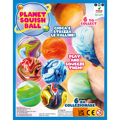 65mm Planet squish ball