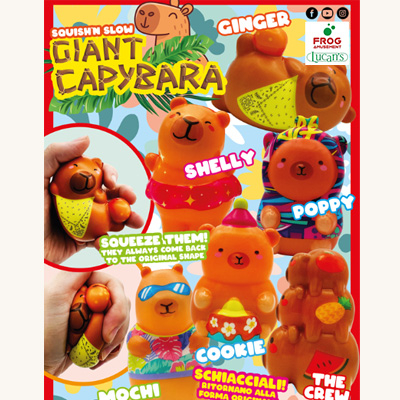 90mm Squish 'n slow giant capybara