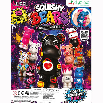 90mm Squishy bears