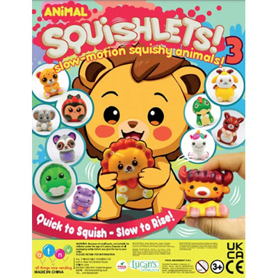 65mm Animal squishlets