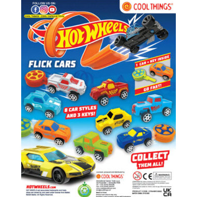 50mm Hot Wheels Flick Cars 2