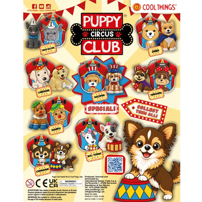 50mm Puppy club circus