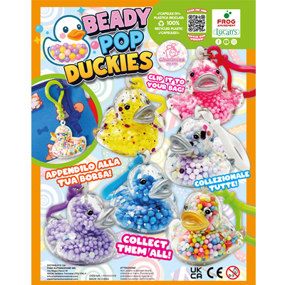 65mm Beady pop duckies