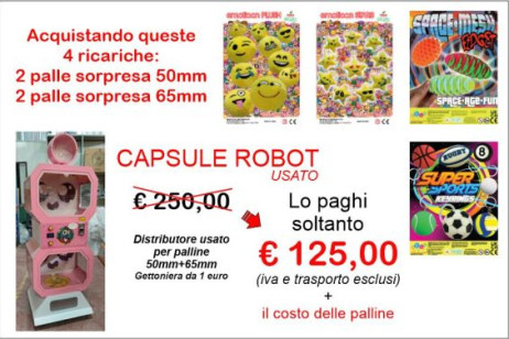 capsule robot usato