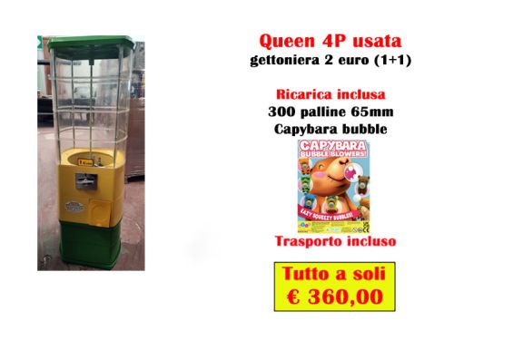 queen 4p usata con ricarica e trasporto 2