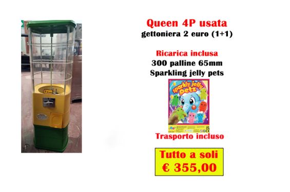 queen 4p usata con ricarica e trasporto 3